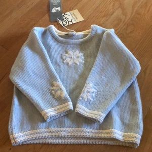 Gianburrasca Infant Boy’s Snowflake Sweater